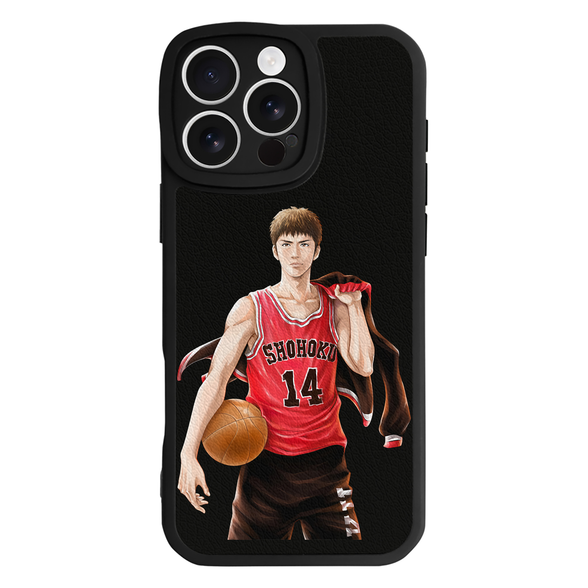 （画像用） SLAM DUNK／スラムダンク 【iPhone 16シリーズ対応】シリコンスマホケース（レザー調） 材質：シリコン